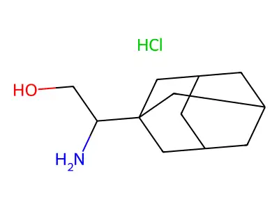 2-Adamantan-1-yl-2-amino-ethanol structure