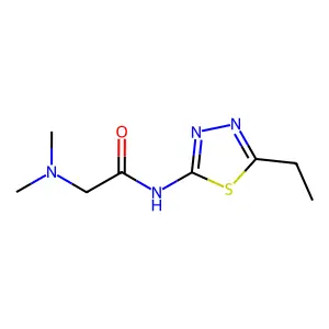 Acetamide, 2-(dimethylamino)-N-(5-ethyl-1,3,4-thiadiazol-2-yl)- structure
