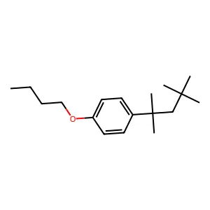 Benzene, 1-butoxy-4-(1,1,3,3-tetramethylbutyl)- structure