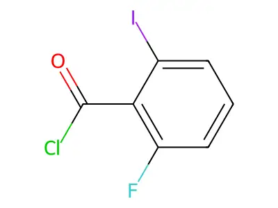 2-Fluoro-6-iodobenzoyl chloride structure