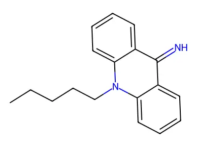 9(10H)-Acridinimine, 10-pentyl- structure