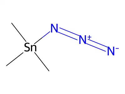 Azido(trimethyl)stannane structure