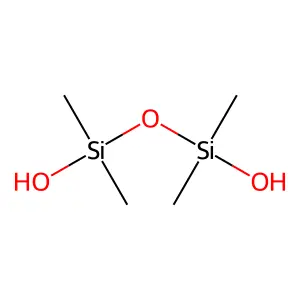 1,3-Disiloxanediol, 1,1,3,3-tetramethyl- structure