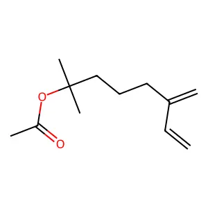 Myrcenylacetate structure