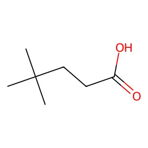 4,4-二甲基戊酸 structure