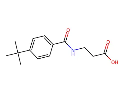 3-[(4-Tert-butylphenyl)formamido]propanoic acid structure