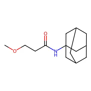 N-1-金刚烷基-3-甲氧基丙酰胺 structure