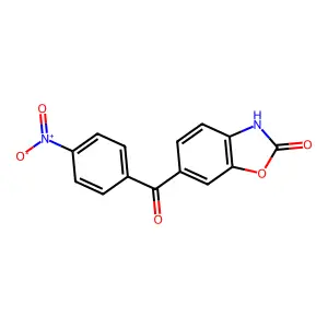 2(3H)-Benzoxazolone, 6-(4-nitrobenzoyl)- structure