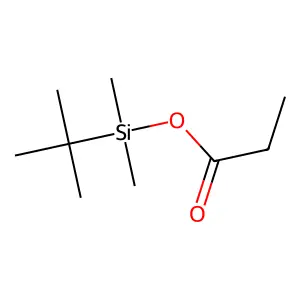 tert-Butyl(dimethyl)silyl propionate structure