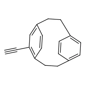 5-Ethynyltricyclo[8.2.2.24,7]hexadeca-1(12),4,6,10,13,15-hexaene structure