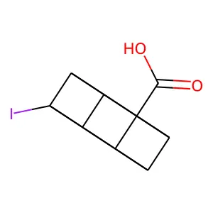 8-碘立方烷-1-甲酸 structure