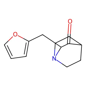 1-Azabicyclo[2.2.2]octan-3-one, 2-(2-furanylmethyl)- structure