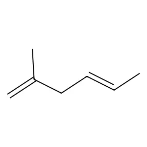 (4E)-2-methylhexa-1,4-diene structure