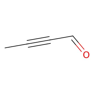 2-Butynal structure