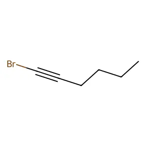 1-Bromo-1-hexyne structure