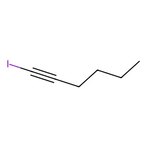1-Iodohex-1-yne structure