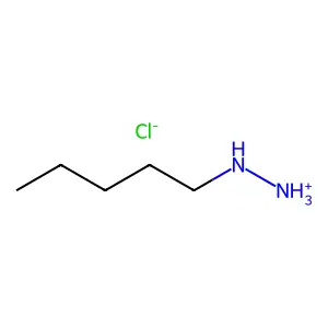 (Pentylamino)azanium;chloride structure