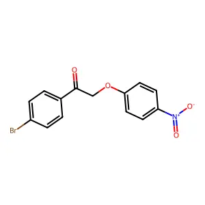 1-(4-Bromophenyl)-2-(4-nitrophenoxy)ethanone structure