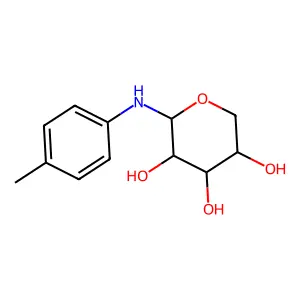 N-p-Methylphenyl-D-arabinosylamine structure