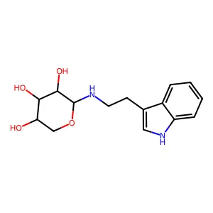 N-3-乙基吲哚-D-木糖基胺 structure