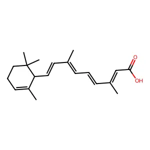9-cis-4,5-Didehydro-5,6-dihydro Retinoic Acid structure