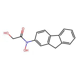N-Hydroxy-2-glycolylaminofluorene structure