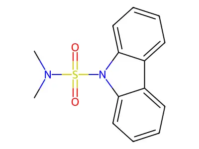 9H-Carbazole-9-sulfonamide, N,N-dimethyl- structure