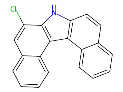 6-Chloro-7H-dibenzo[c,g]carbazole structure
