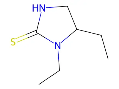 1,5-Diethyl-4,5-dihydro-1H-imidazole-2-thiol structure