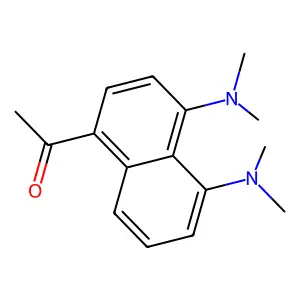 Ethanone, 1-[4,5-bis(dimethylamino)-1-naphthalenyl]- structure