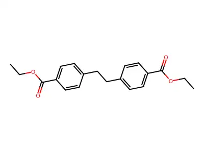 4,4'-Dimethylenebis(ethyl benzoate) structure