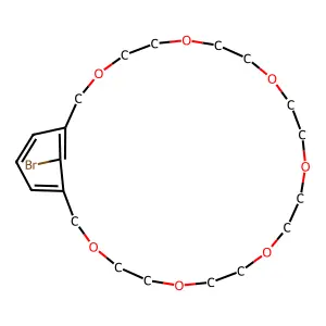 3,6,9,12,15,18,21-Heptaoxabicyclo[21.3.1]heptacosa-1(27),23,25-triene, 27-bromo- structure
