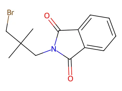 2-(3-bromo-2,2-dimethylpropyl)-2,3-dihydro-1H-isoindole-1,3-dione structure
