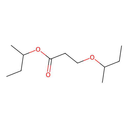 Butan-2-yl 3-butan-2-yloxypropanoate structure