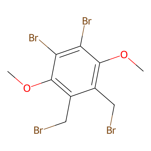 Benzene, 1,2-dibromo-4,5-bis(bromomethyl)-3,6-dimethoxy- structure
