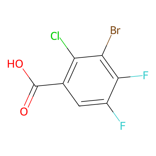 3-Bromo-2-chloro-4,5-difluorobenzoic acid structure