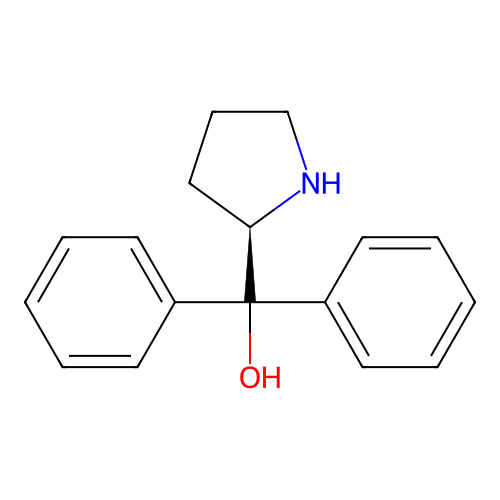 2-Pyrrolidinemethanol, alpha,alpha-diphenyl-, (R)- structure