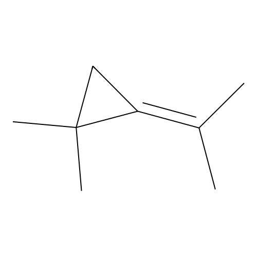 Cyclopropane, 1,1-dimethyl-2-(1-methylethenyl)- structure