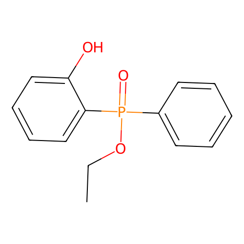 Ethyl (2-hydroxyphenyl)phenylphosphinate structure