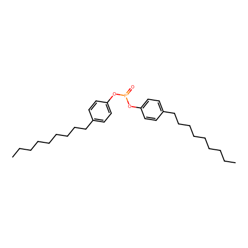 Phosphonic acid, bis(nonylphenyl) ester structure
