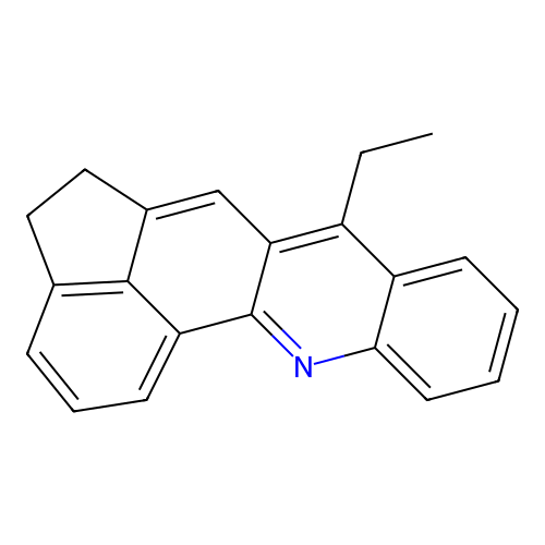 7-Ethyl-4,5-dihydroindeno[1,7-bc]acridine structure