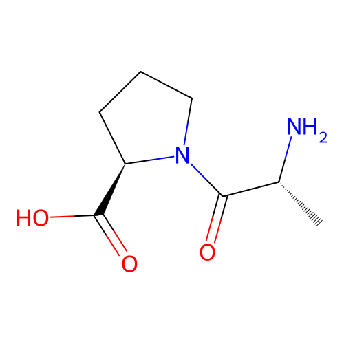 (R)-1-((R)-2-Aminopropanoyl)pyrrolidine-2-carboxylic acid structure