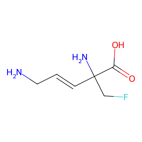 2,5-二氨基-2-(氟甲基)戊-3-烯酸 structure