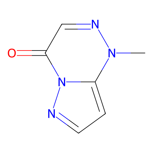 1-methylpyrazolo[5,1-c][1,2,4]triazin-4(1H)-one structure