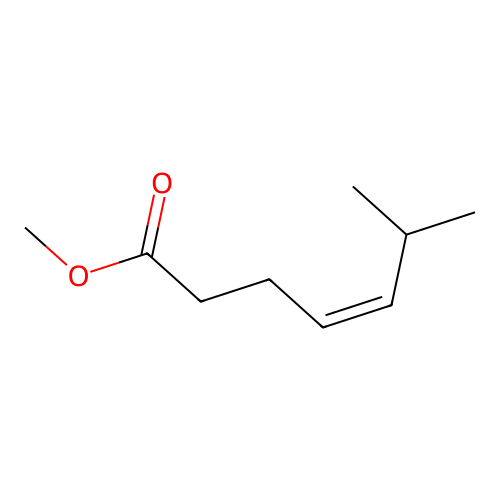 Methyl (Z)-6-methylhept-4-enoate structure