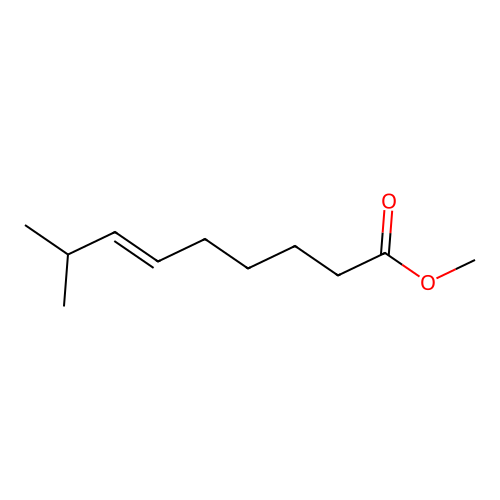 Methyl (E)-8-methylnon-6-enoate structure