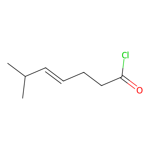 (E)-6-methylhept-4-enoyl Chloride structure