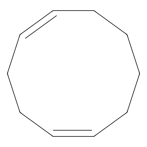 (1Z,5Z)-cyclodeca-1,5-diene structure