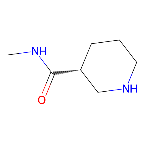 (3R)-N-methylpiperidine-3-carboxamide structure