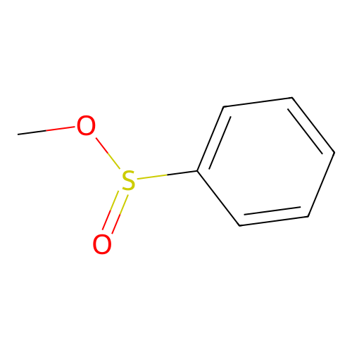 Methyl benzenesulfinate structure